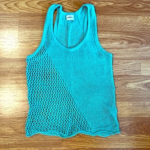 Madewell "Wallace" linen sweater tank